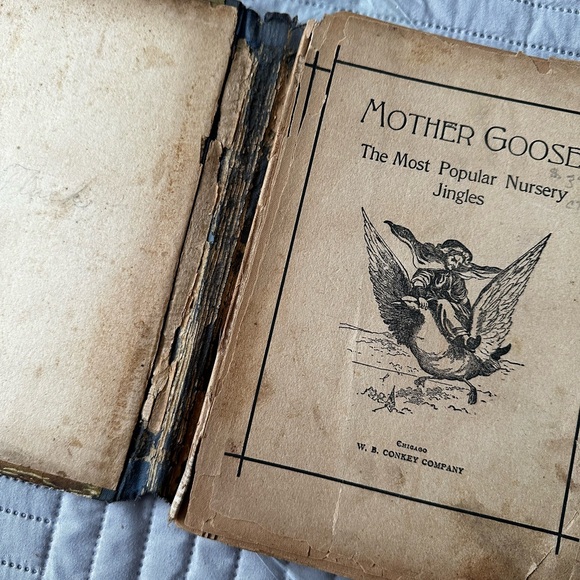 ANTIQUE - 1894 Copy of Mother Goose - Picture 2 of 5